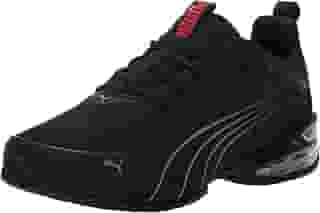 Tênis de corrida masculino Voltaic Evo, Puma Preto-tempestuoso ardósia - para todos os tempos vermelho, 42