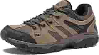 Tênis masculino Ridge Low impermeável para caminhada, leve, respirável, ao ar livre, trekking e trilha, tamanhos 7 a 15, largura média e larga