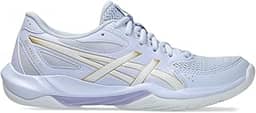 Tênis feminino de vôlei Gel-Rocket 12, Azul desbotado/champanhe, 38