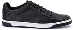 Tenis Masculino Em Couro Sapatenis Social Casual Confortavel