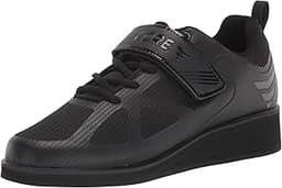 Sapatos para halterofilismo – Sapatos de agachamento para homens e mulheres – Sapatos de levantamento de peso para levantamento de peso, levantamento de peso e crossfit – Sapatos de ginástica com alça e cadarço – Sapatos de levantamento olímpico antiderrapante com salto de 3 cm