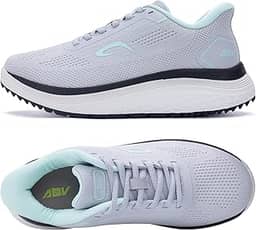 Tênis de caminhada feminino | Tênis ortopédico com suporte de arco | Tênis de corrida leve com amortecimento para fascite plantar EUA 6-11